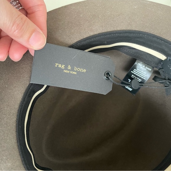 Rag & Bone Floppy Brim Fedora Wool Hat Size M - Picture 10 of 15